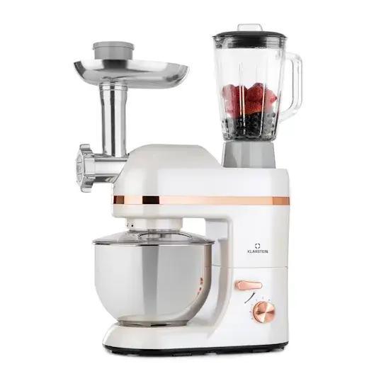 Кухонный комбайн KLARSTEIN Lucia Elegance 2000 Вт Белый перламутровый (10035640)