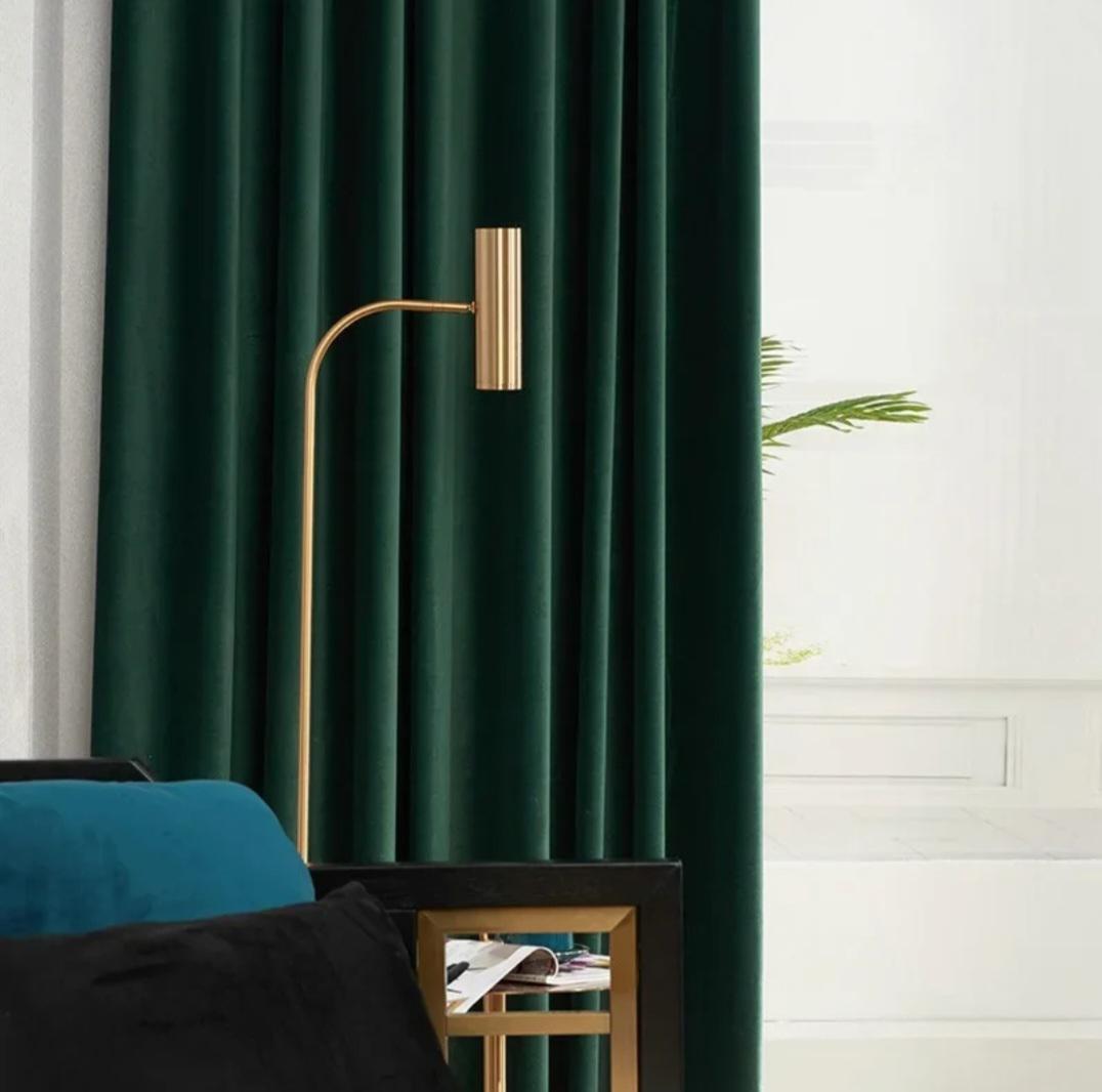 Штора блекаут Люкс 300х220 см Зелений