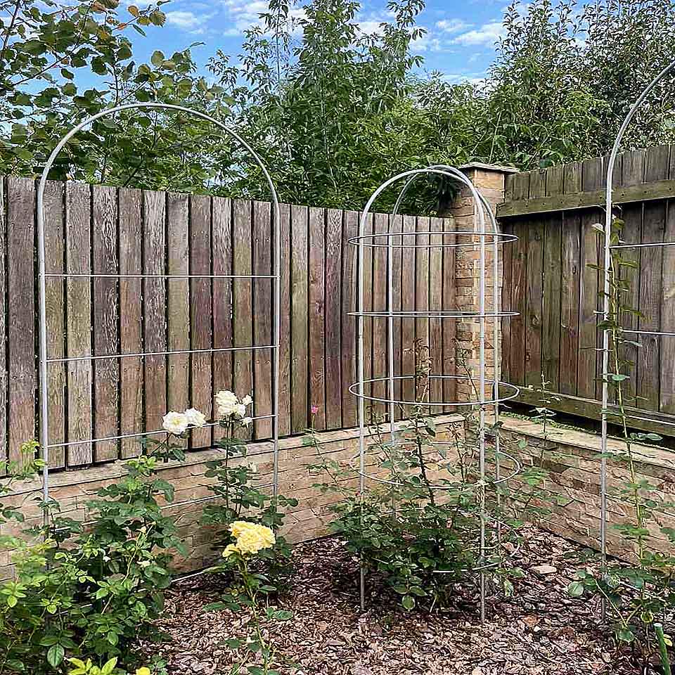 Опора для растений арочно-кольцевая на пять колец 2400х700х700 мм (АКО-D16/D8-2400*700/5) - фото 11 Опора для растений арочно-кольцевая на пять колец 2400х700х700 мм (АКО-D16/D8-2400*700/5) - фото 11