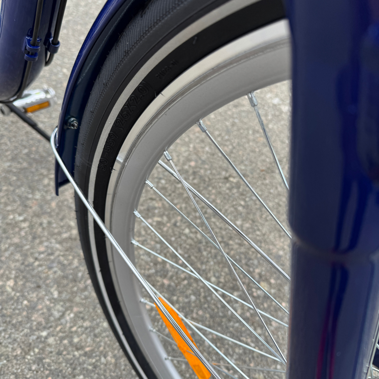 Велосипед AL 26" Dorozhnik RUBY Vbr FR рама-17" Темно-синій - фото 9