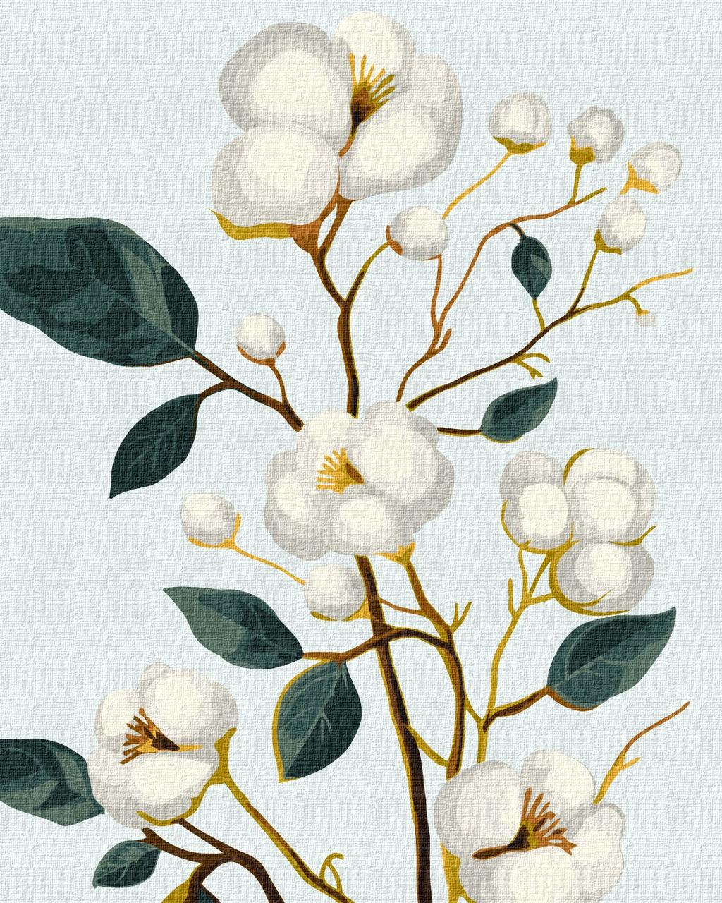 Картина по номерам Ideyka Изысканный хлопок 40х50 см (2824287222) Картина по номерам Ideyka Изысканный хлопок 40х50 см (2824287222)