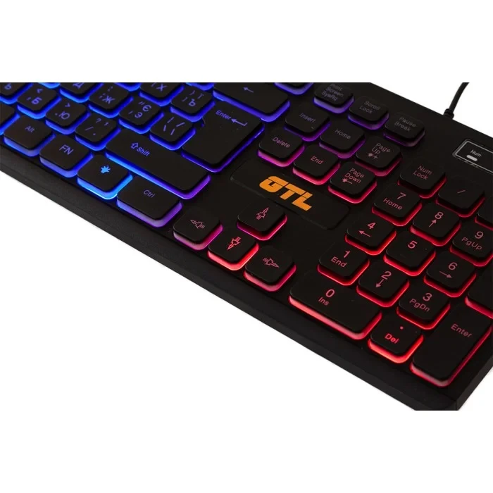 Клавиатура GTL Gaming USB/RGB Black (KB7269-5-1) - фото 4