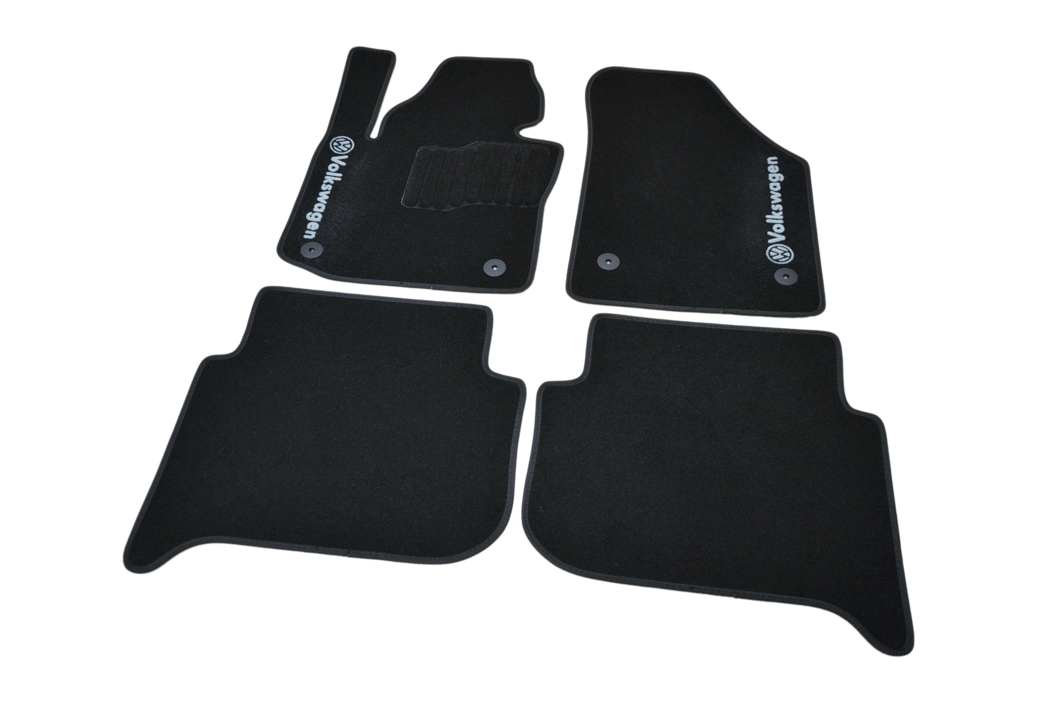 Коврики в салон AVTM ворсовые Volkswagen Touran 2003-2010 5 мест 5 шт. Черный (BLCCR1685)