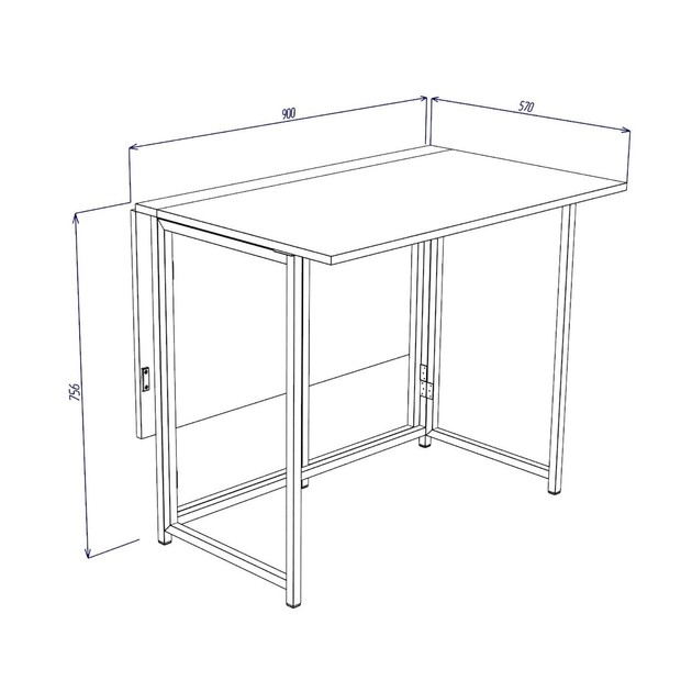 Обідній стіл трансформер Knap Knap Дуб сонома (S201011003) - фото 8