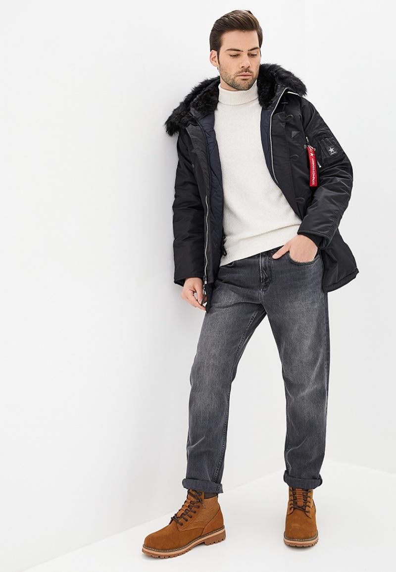 Куртка зимняя Airboss Winter Parka 3XL Черный (28652) - фото 2 Куртка зимняя Airboss Winter Parka 3XL Черный (28652) - фото 2