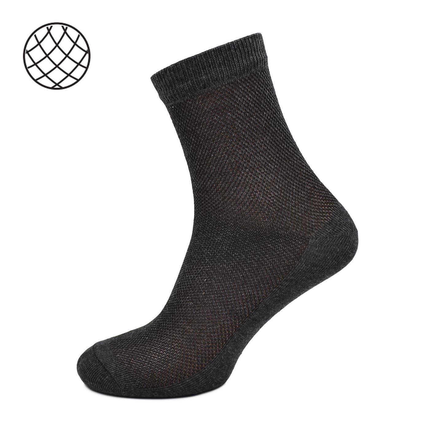 Шкарпетки чоловічі у сітку Мілес 1811 р. 31 Сірий - фото 2 Шкарпетки чоловічі у сітку Мілес 1811 р. 31 Сірий - фото 2