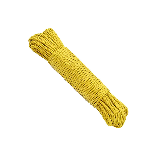 Мотузка для білизни Stenson WHW86682 поліпропіленова 30 м Жовтий