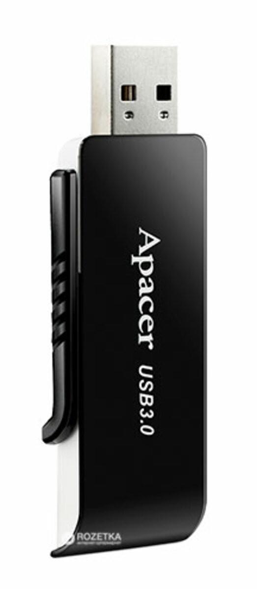 Flash Apacer USB 3.1 AH350 32Gb black (29caa1-15242) - фото 2 Flash Apacer USB 3.1 AH350 32Gb black (29caa1-15242) - фото 2