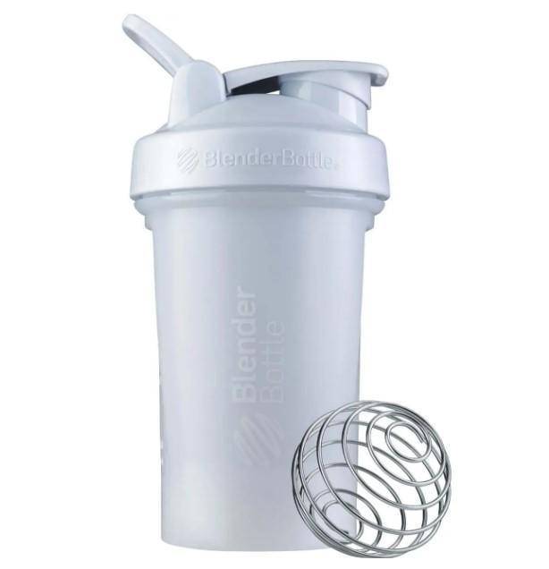 Шейкер спортивный Blender Bottle Classic Loop PRO 20 oz/590 мл White (500383)