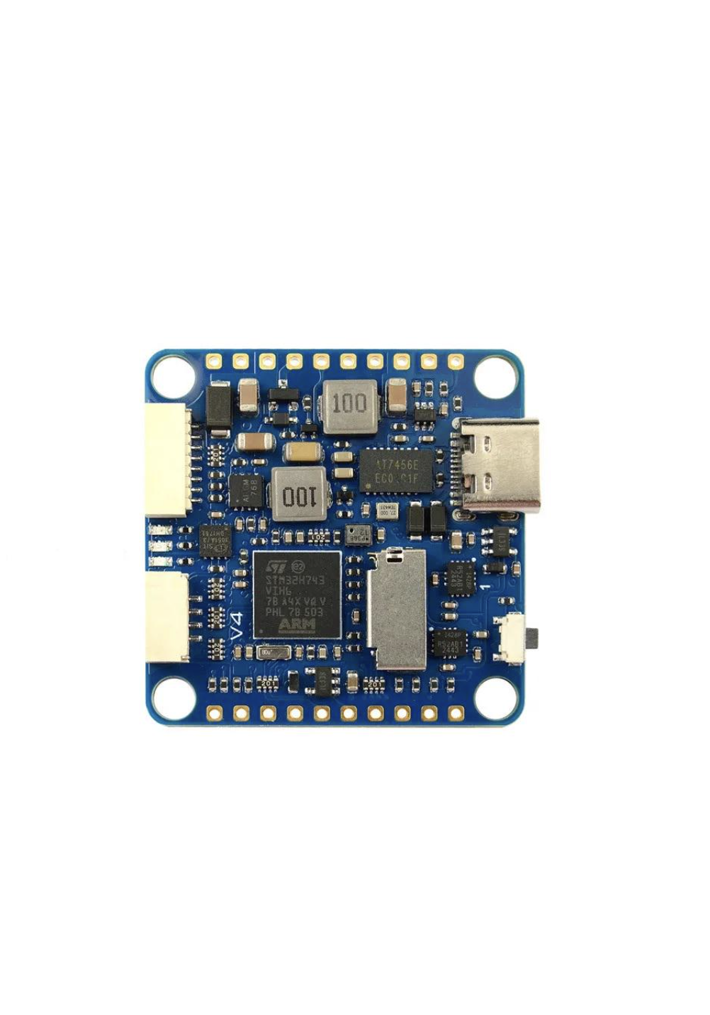 Полетный контроллер Matek H743-SLIM V4 для крыльев 30,5x30,5 мм совместим с Ardupilot INAV для БПЛА самолетного типа (00-00028343)