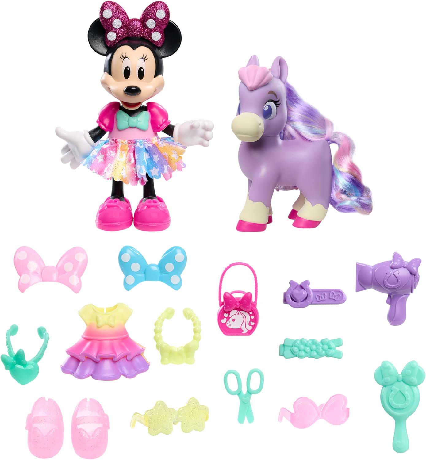 Ігровий набір з Мінні Маус та поні Just Play Disney Junior Minnie Mouse Groom&Glam Pony Set! (88239)