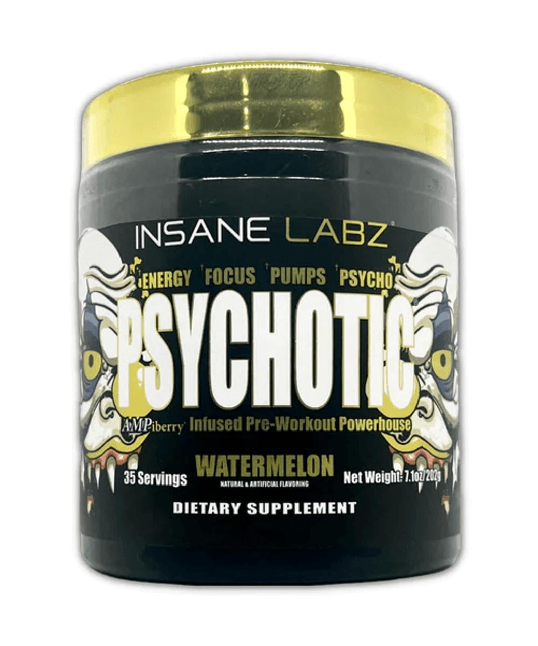 Предтренировочный комплекс Insane Labz Psychotic Gold Watermelon 204 g
