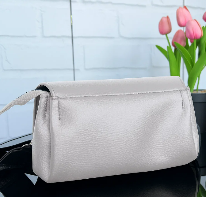 Сумка кросс-боди женская из экокожи под клапаном на магните 24х14 см (2683574763) - фото 6