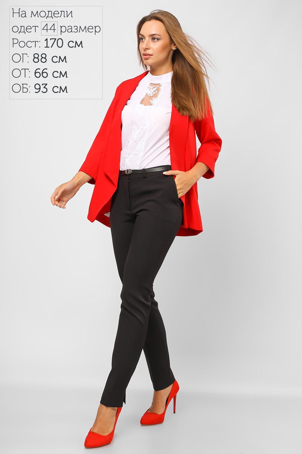 Пиджак Lipar 1029 классический с рукавом 3/4 р. 42 Красный (16913616) - фото 3 Пиджак Lipar 1029 классический с рукавом 3/4 р. 42 Красный (16913616) - фото 3