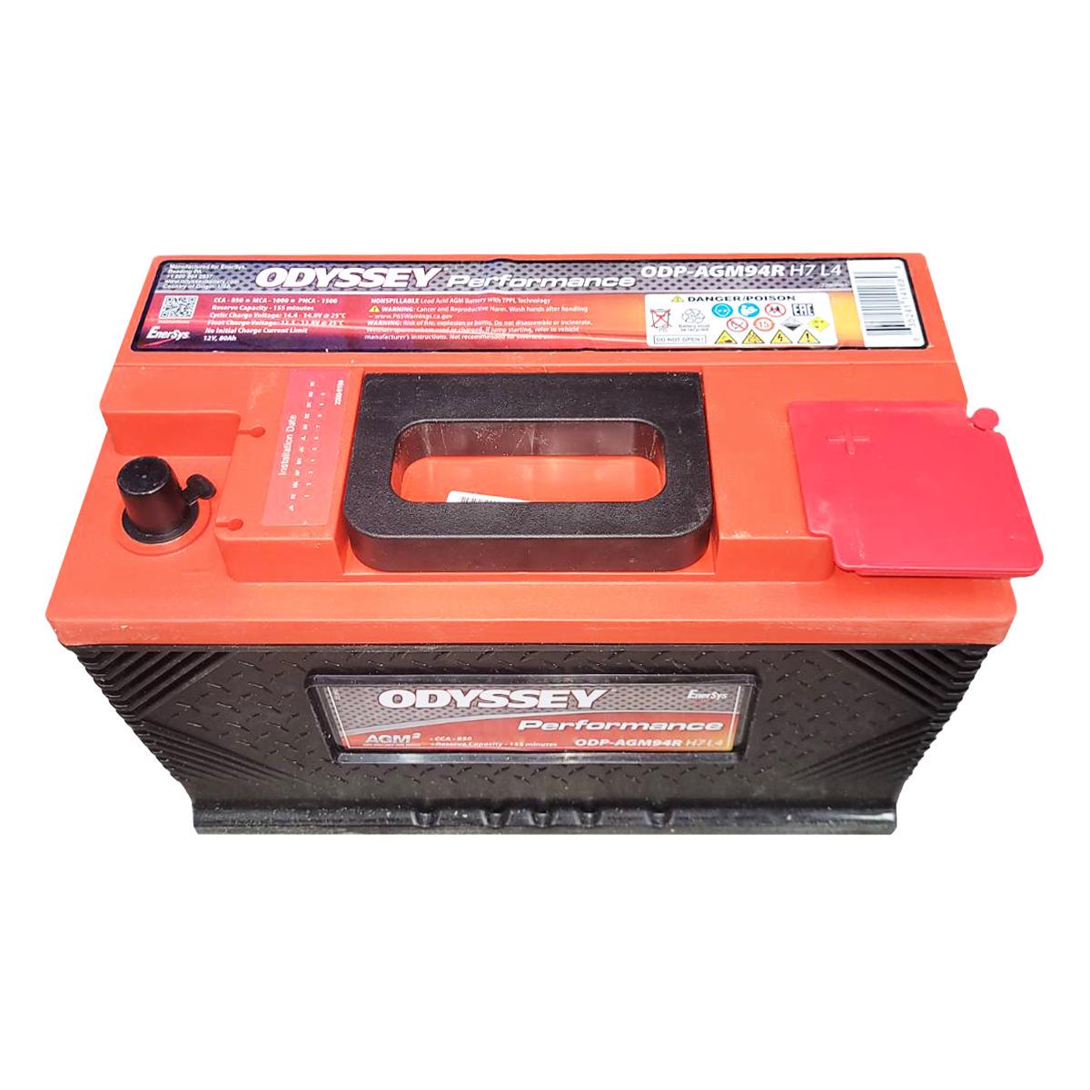 Акумулятор автомобільний ODYSSEY Performance AGM ODP-AGM94R 6СТ-80 Ah 850А CCA (160903) - фото 3