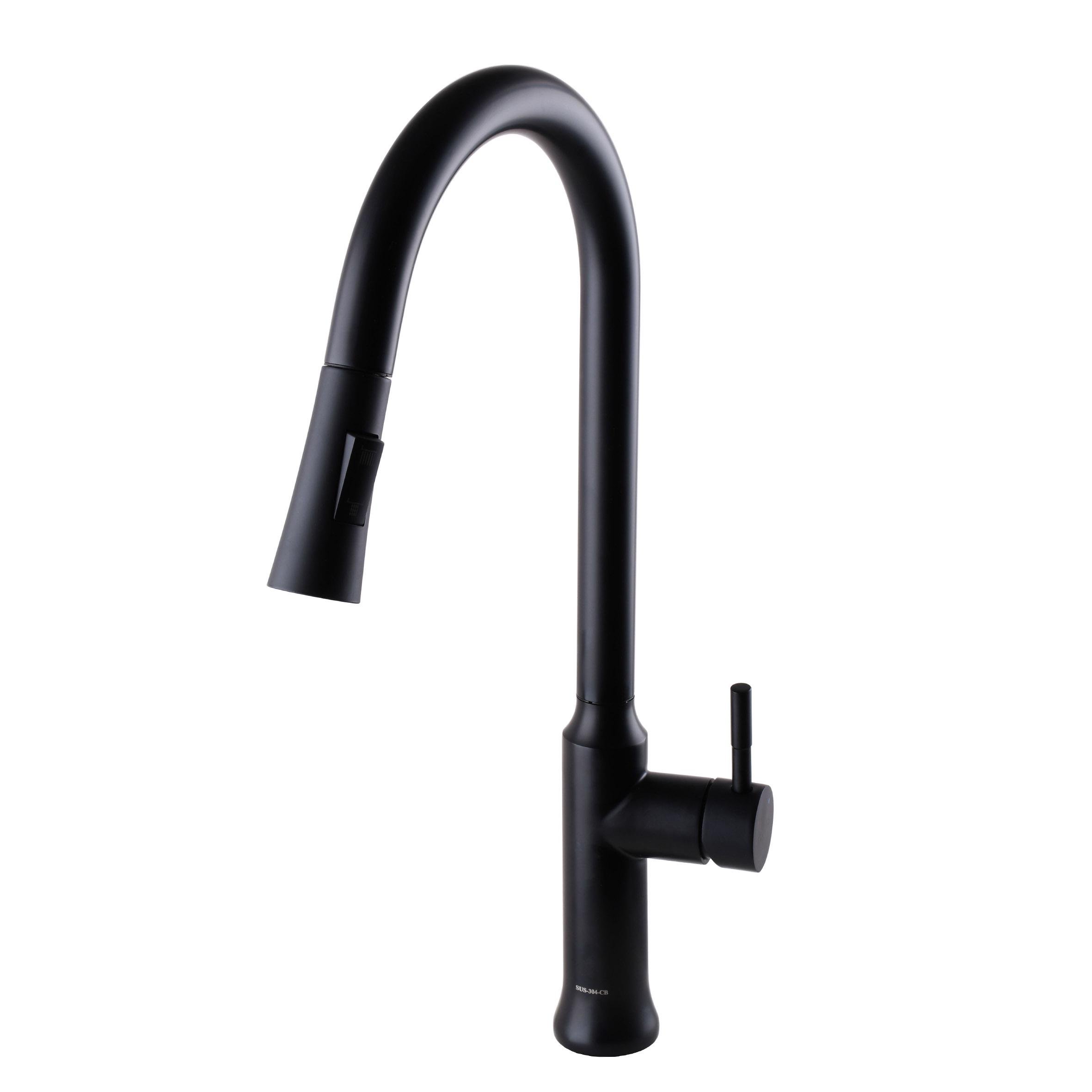 Смеситель для кухни Globus Lux ALPEN SBT1-2033-BB 000021155 с видвижной лейкой Черный (108281) Смеситель для кухни Globus Lux ALPEN SBT1-2033-BB 000021155 с видвижной лейкой Черный (108281)