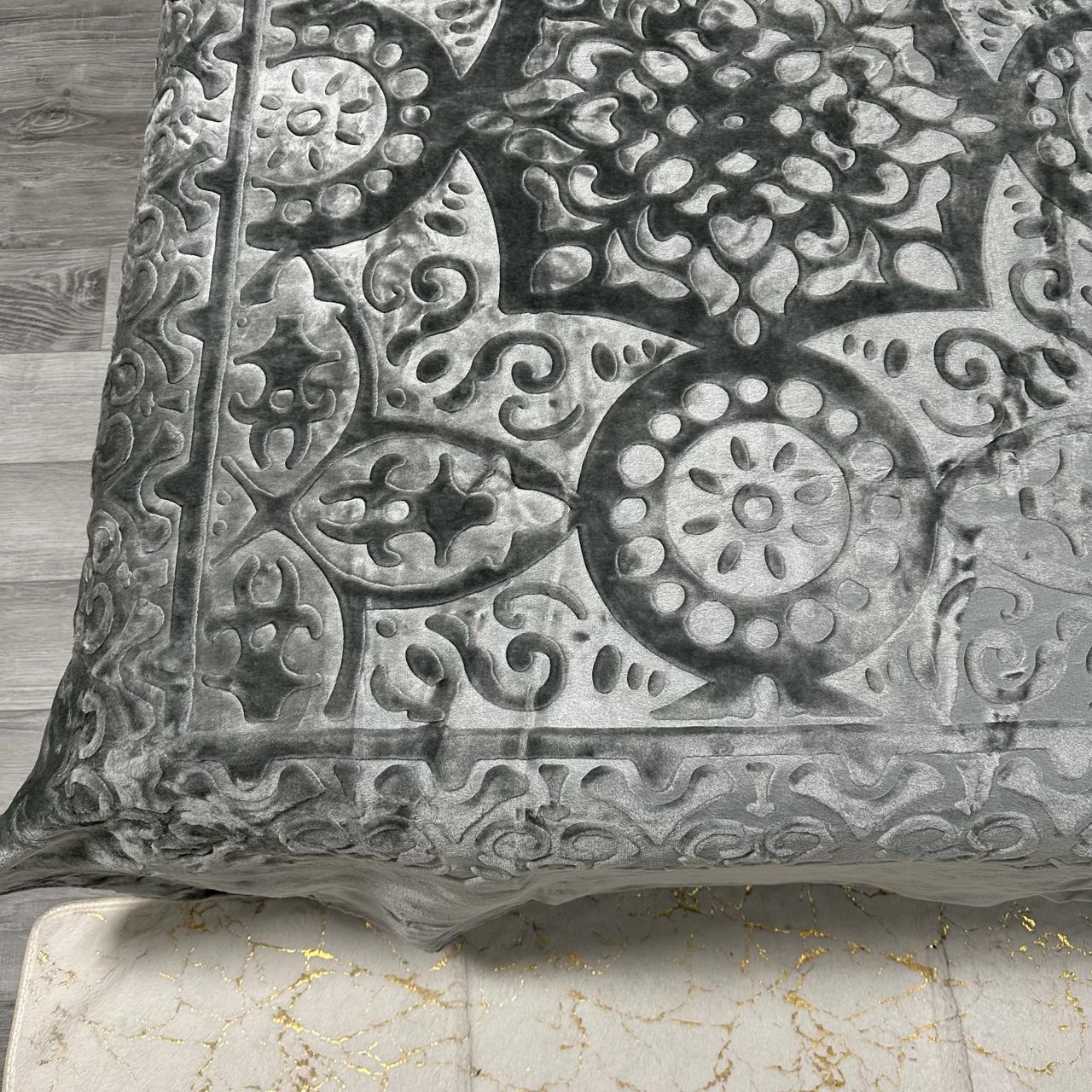 Покривало на ліжко акрилове 200x230 см Графітовий (P-акрил-11) - фото 7