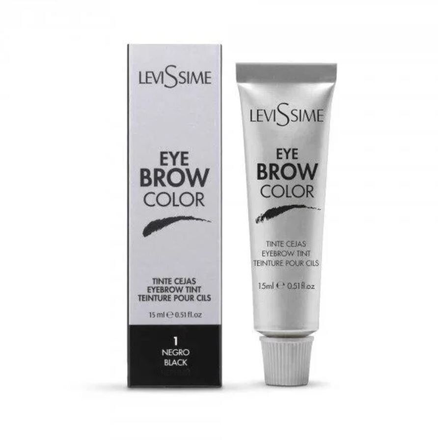 Фарба для брів LeviSsime Eye Brow 15 мл Black (011211) Фарба для брів LeviSsime Eye Brow 15 мл Black (011211)