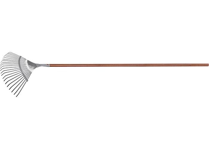 Грабли веерные c деревянным древком LUXE стальные покрыты эпоксидом (617888) Грабли веерные c деревянным древком LUXE стальные покрыты эпоксидом (617888)