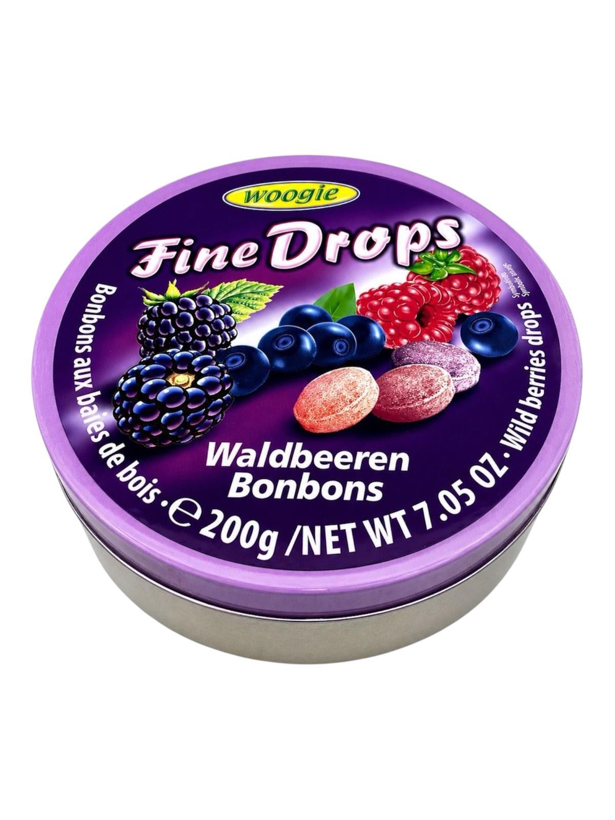 Леденцы Woogie Fine Drops со вкусом лесных ягод 200 г (56810)
