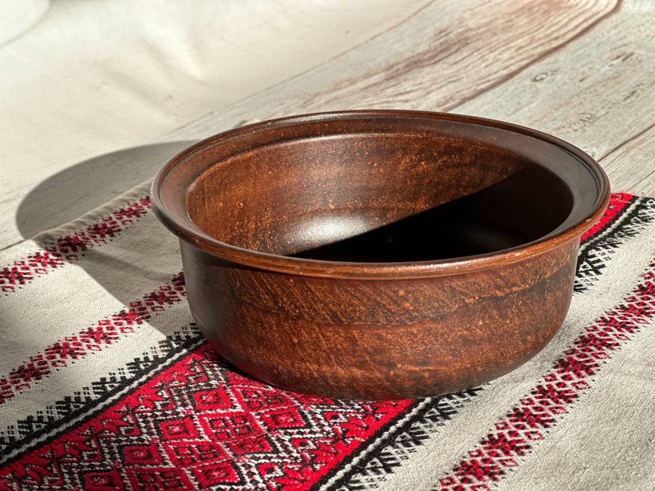 Пиала глиняная для борща 500 мл (2372823110) - фото 3