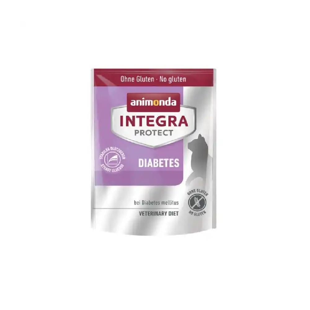 Корм ветеринарный влажный Integra Protect Diabetes with Turkey для кошек при диабете с индейкой пауч 85 г (34806721)