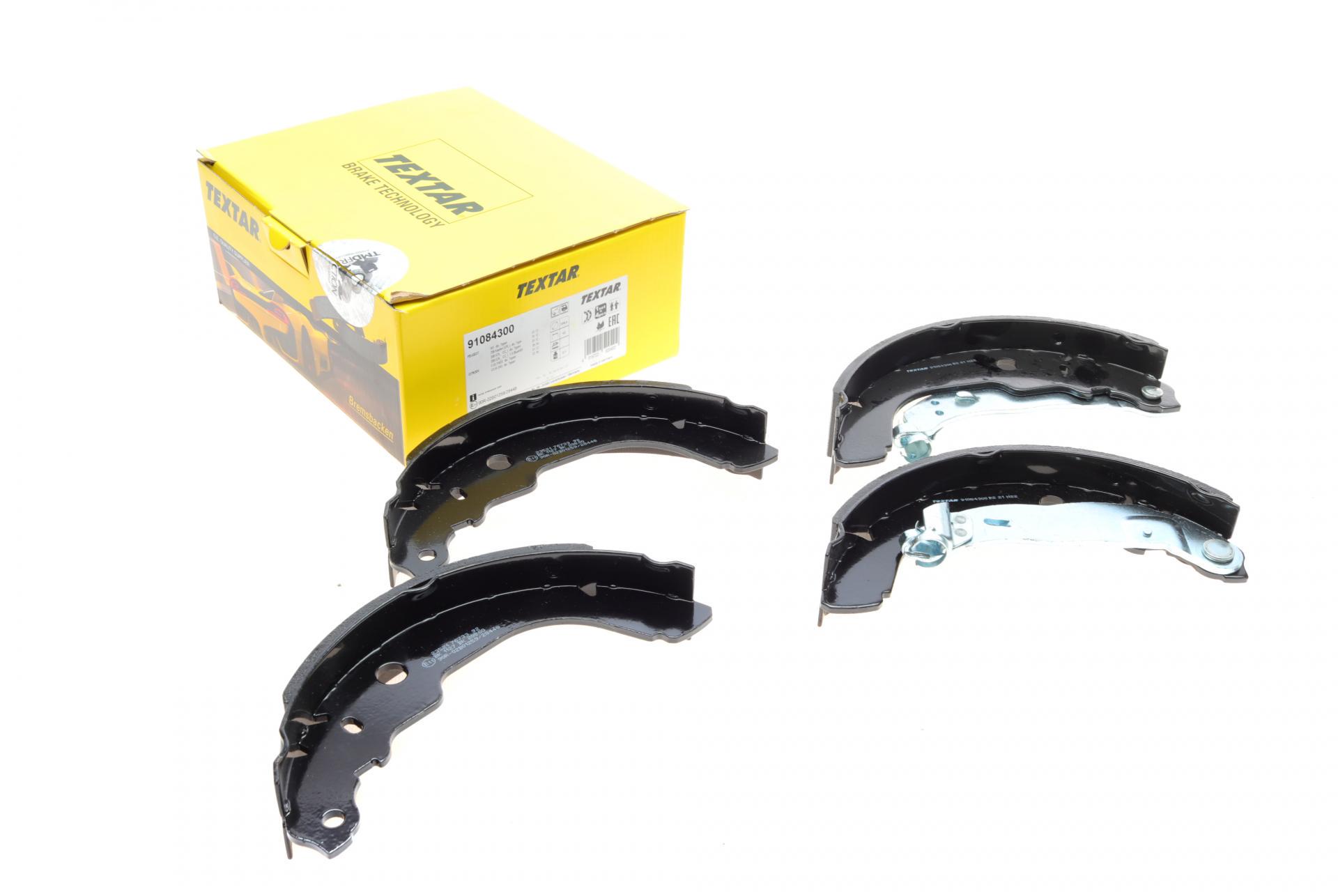 Колодки тормозные задние TEXTAR для Peugeot 208/Citroen C3 12- барабанные 228,4x42 мм (91084300)