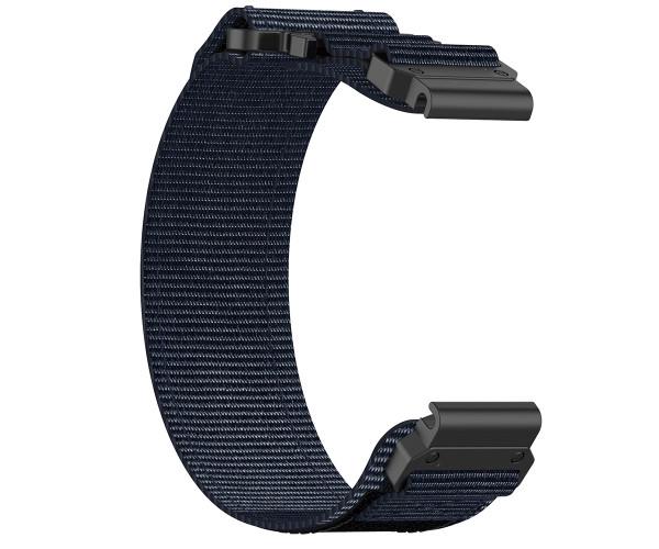 Ремешок Nylon Loop для смарт-часов Garmin Fenix 8 43 мм 20 мм Синий - фото 1 Ремешок Nylon Loop для смарт-часов Garmin Fenix 8 43 мм 20 мм Синий - фото 1