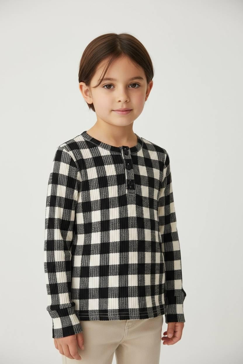 Лонгслив George 5-6 лет 110-116 см Молочный/Черный