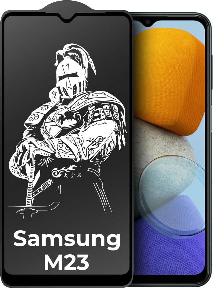 Защитное стекло King Fire Samsung Galaxy M23 M236 Full Glue Black (29330)