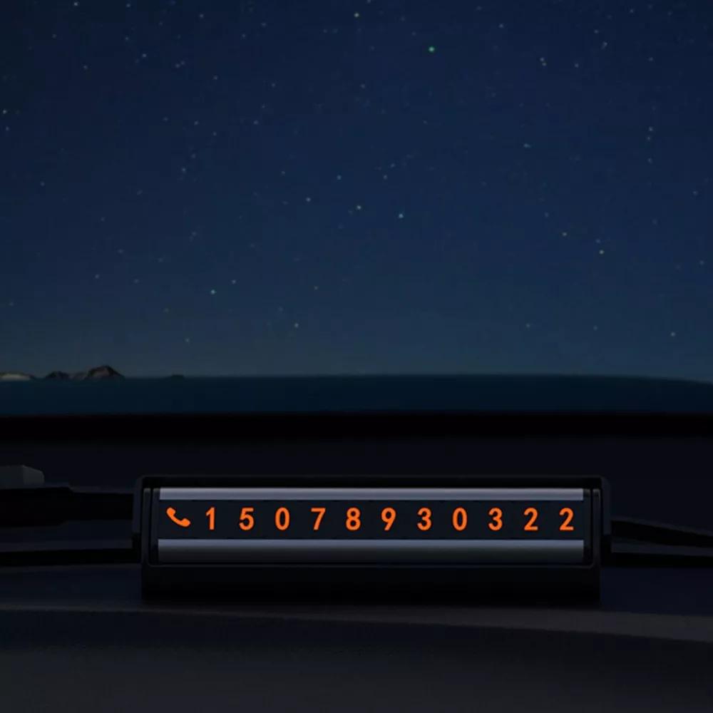 Табличка парковочная Proove Twins с люминесцентными цифрами и двумя номерами Black (612349) - фото 7 Табличка парковочная Proove Twins с люминесцентными цифрами и двумя номерами Black (612349) - фото 7