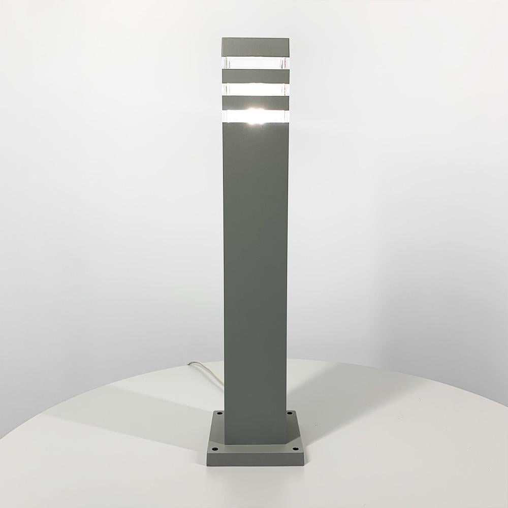 Ліхтар вуличний 60 см Сірий (8024 GR стовп)