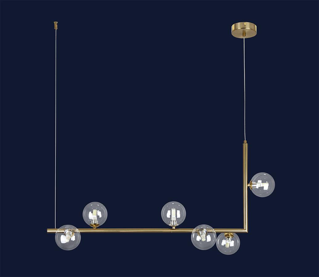 Люстра 761V1026-6 BRZ/CL - фото 2