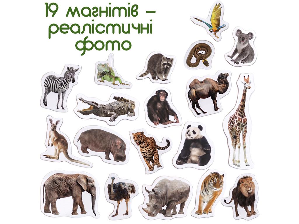 Набор магнитов зоопарк Magdum ML4031-02 EN Zoo Animal Magnets (19108) - фото 4