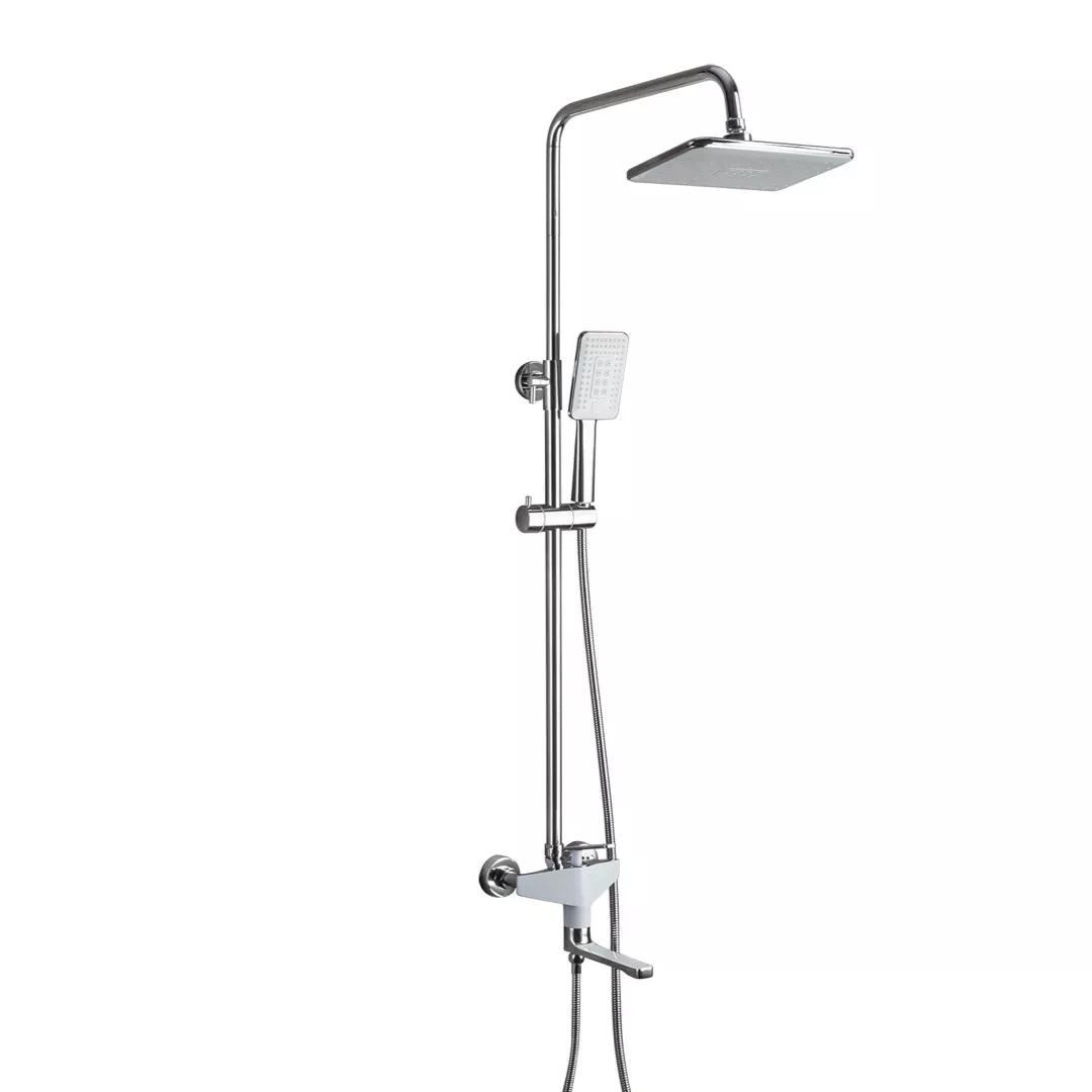 Душова система із змішувачем Frap F2458 Білий (102386) Душова система із змішувачем Frap F2458 Білий (102386)