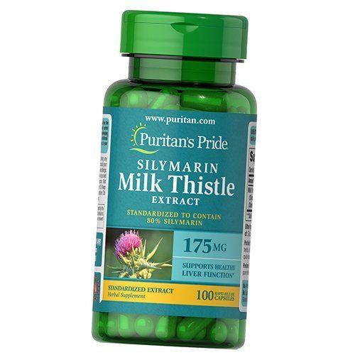 Розторопша Puritan's Pride Silymarin Milk Thistle Standardized 175 100 капс. (71367049)