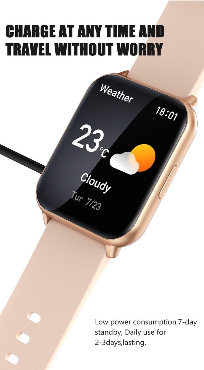 Смарт-часы Lige Celestia с тонометром и двумя ремешками - фото 8