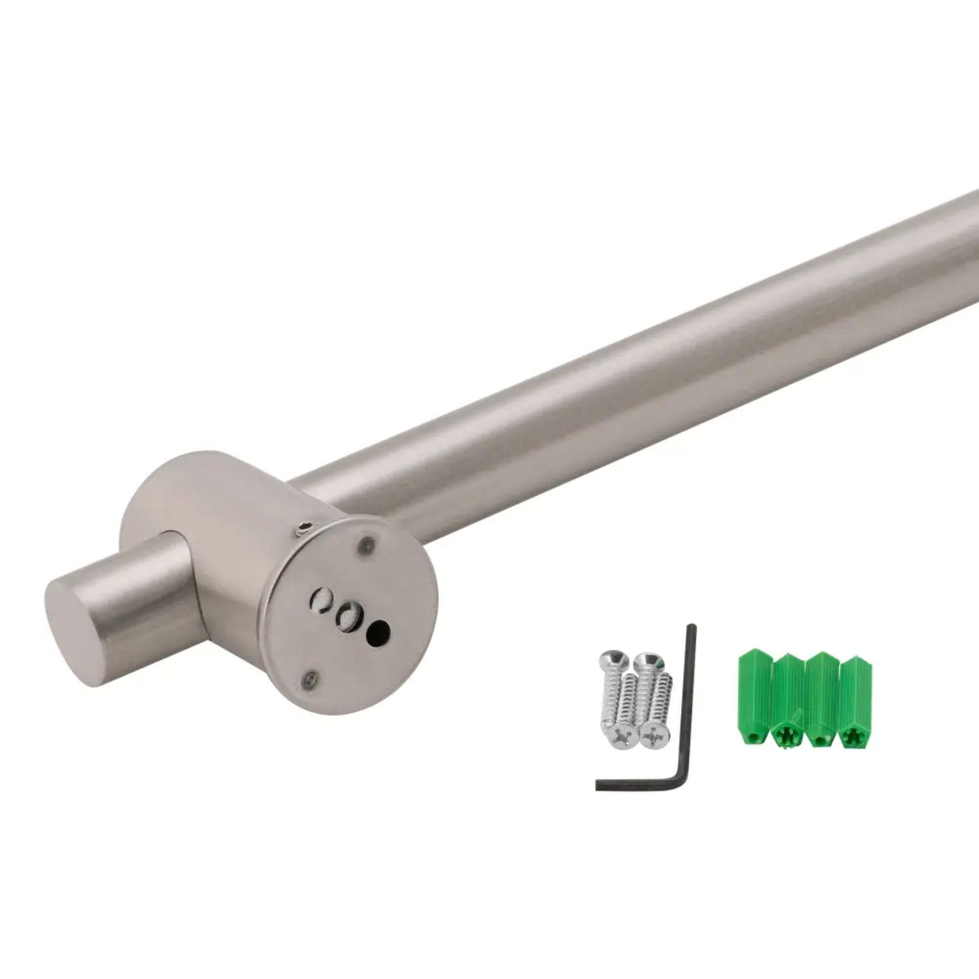 Душевая стойка Lidz Niagara 320 округлая с держателем 660 Nickel (LDNIA320NKS28543) - фото 5