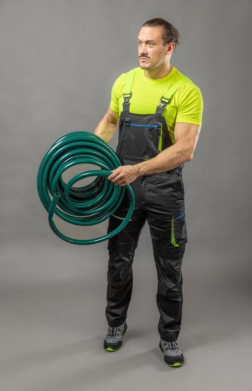 Полукомбинезон рабочий HOEGERT REETZ эластичный S Черный - фото 3