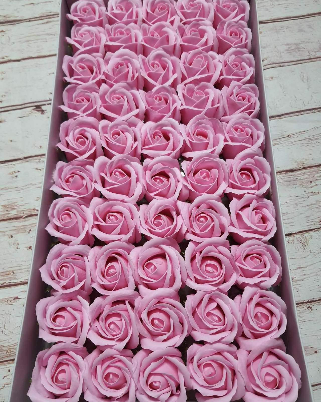 Мыльные Розы 50 шт. Розовый (0015)