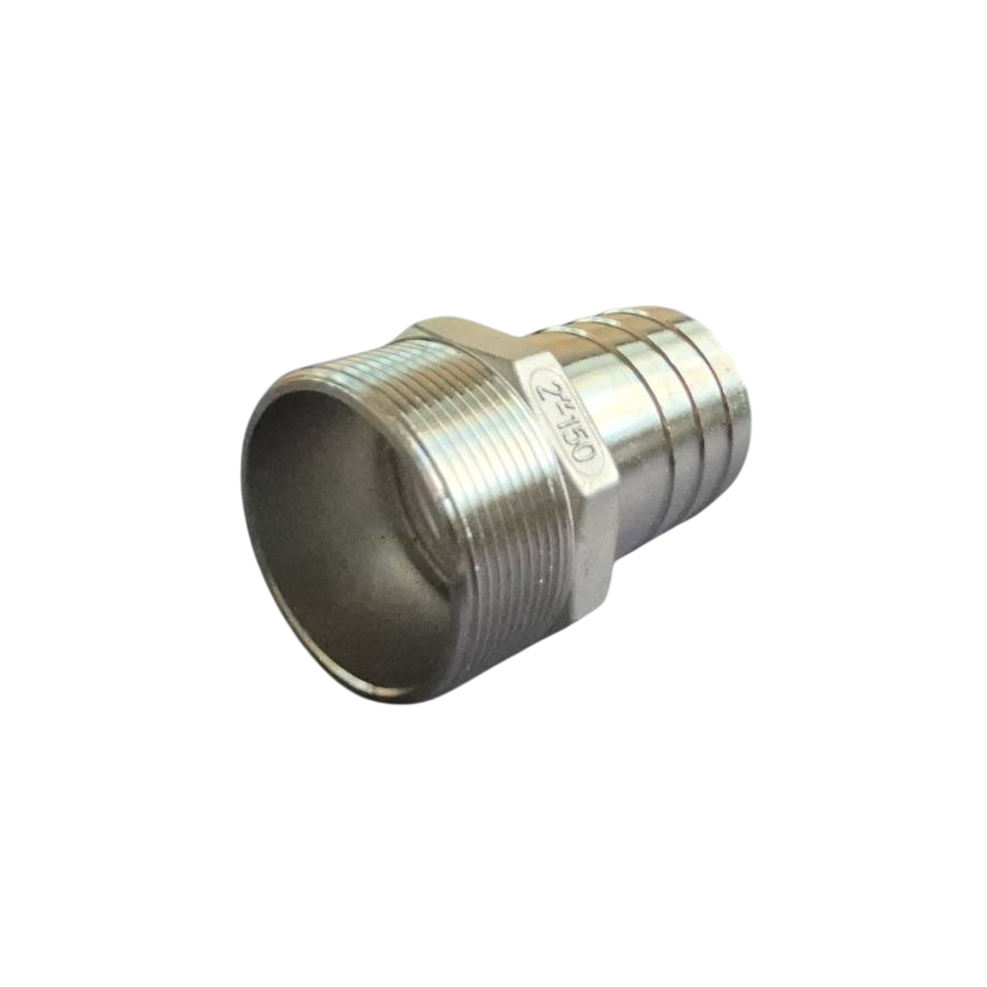 Штуцер шланговый резьбовой DN50 AISI304 BSPP елка н/ж сталь ЗР 50 мм 2" (29202954)