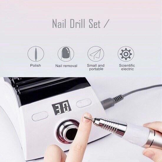 Фрезер для манікюру Nail Master ZS-710 65 W 45000 об/хв Білий (MS-00244) - фото 3