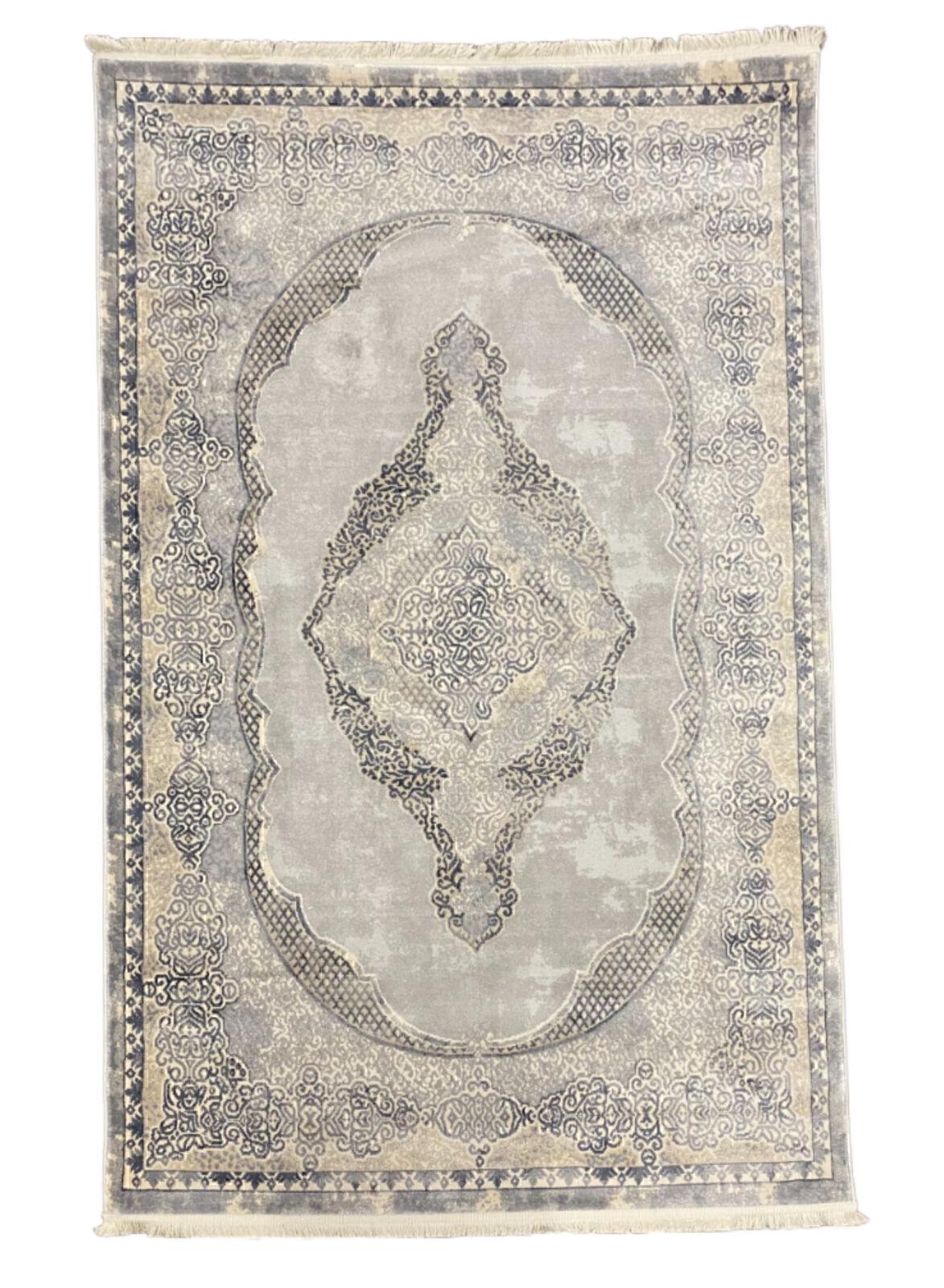 Ковер Saten 6292A 1,5х2,3 м Beige/Grey (5336-28)