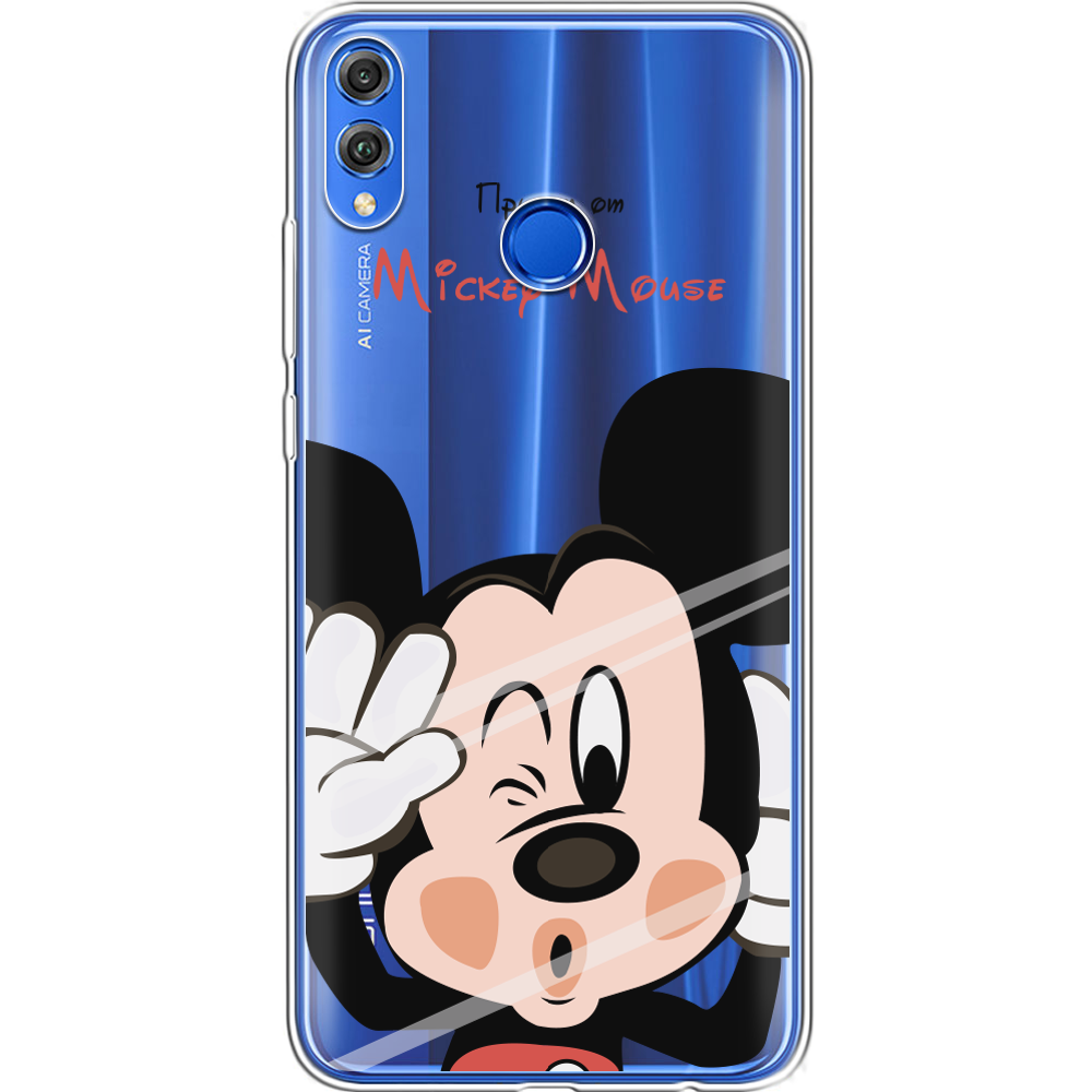 Чехол Boxface Honor 8x Mister M Прозрачный силикон (35419-cc58-35419)