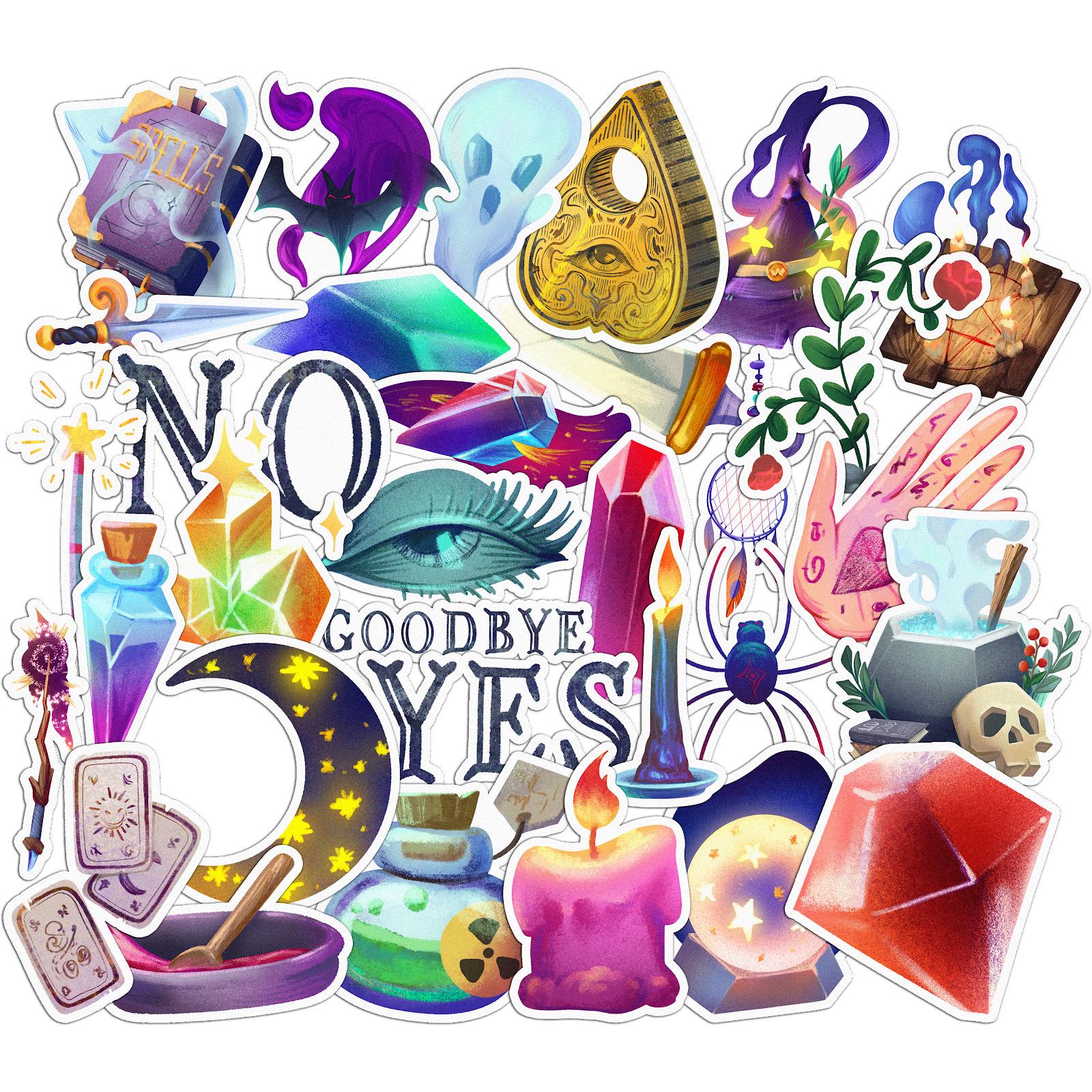 Набор cтикеров Lex Altern Оккультизм виниловые 32 шт.