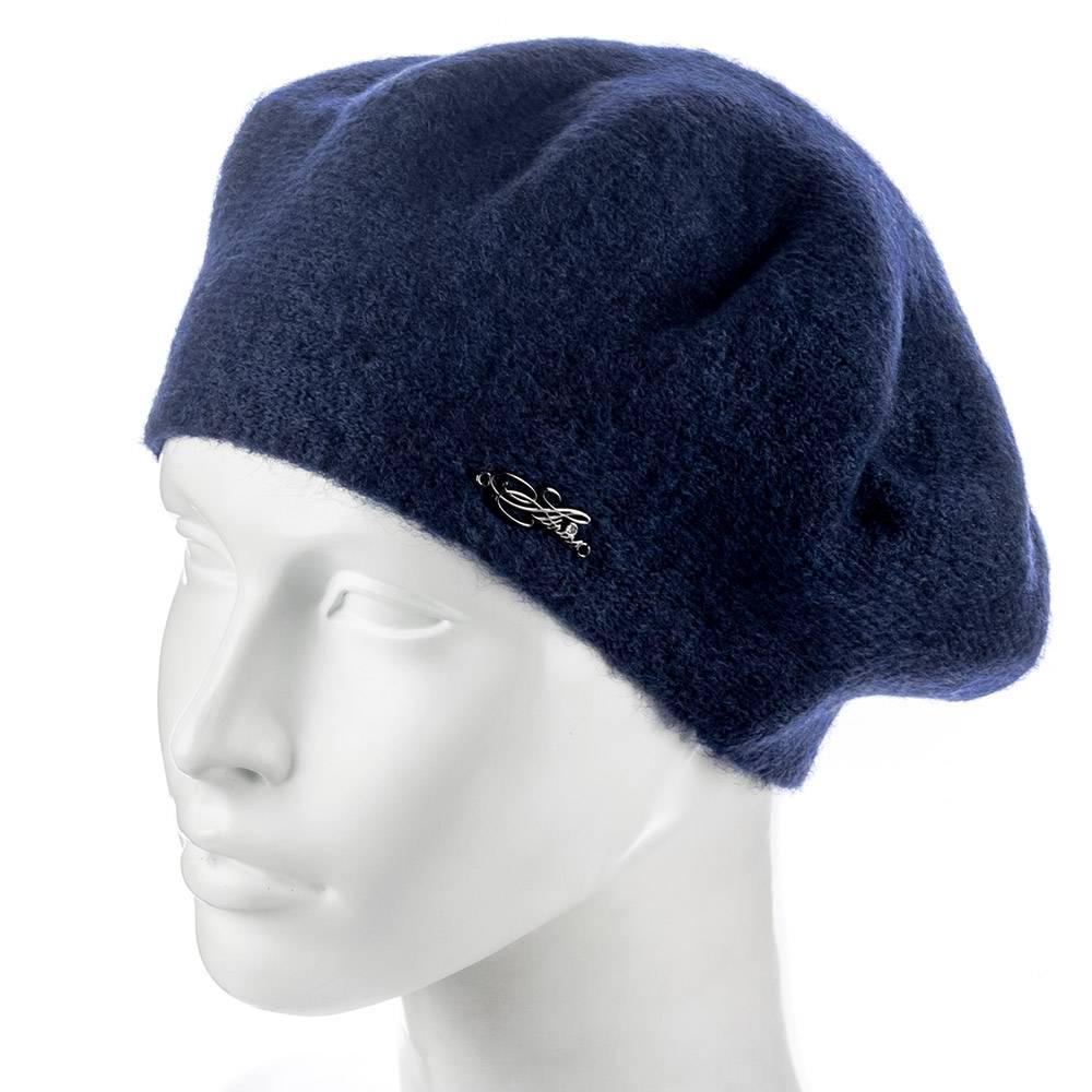 Берет жіночий Actrics WH806 подвійний з півшерсті Джинсовий