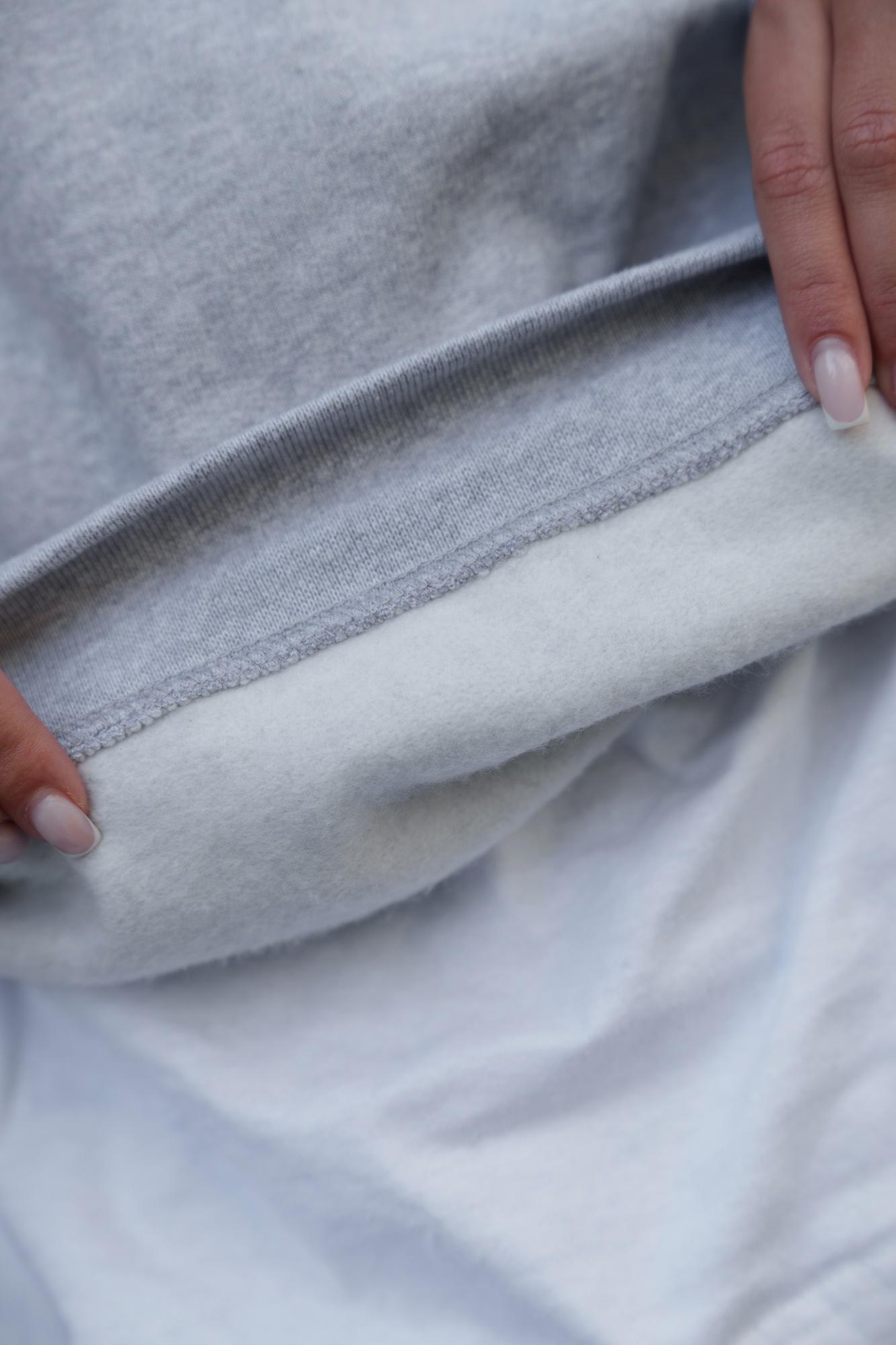 Свитшот на флисе Without Solo утепленный оверсайз S/M Gray (2XL/3XL8055469) - фото 12 Свитшот на флисе Without Solo утепленный оверсайз S/M Gray (2XL/3XL8055469) - фото 12