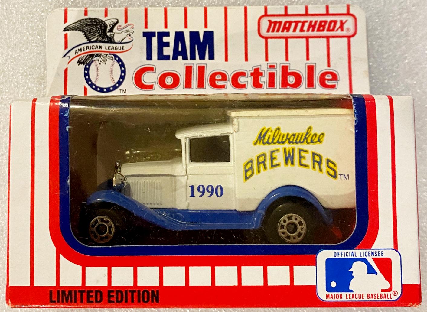 Игрушечная машинка Matchbox Ford Model A 1990 MLB Team Collectible Milwaukee Brewers (MLB-90-8)