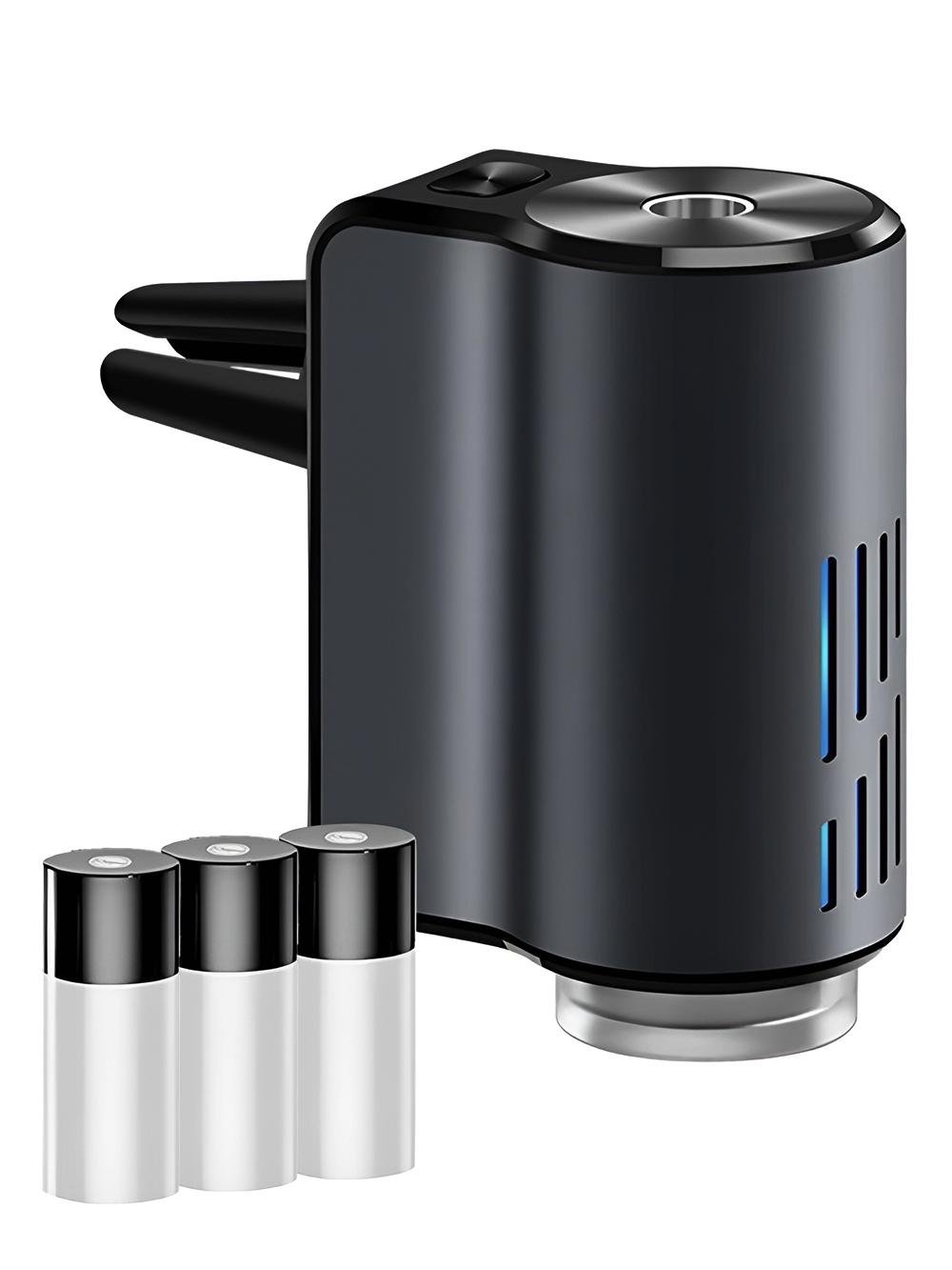 Ароматизатор для автомобиля JoyPro Car Diffuser 3 аромата автоматический от вибраций алюминиевый Черный (f8dca2bd)