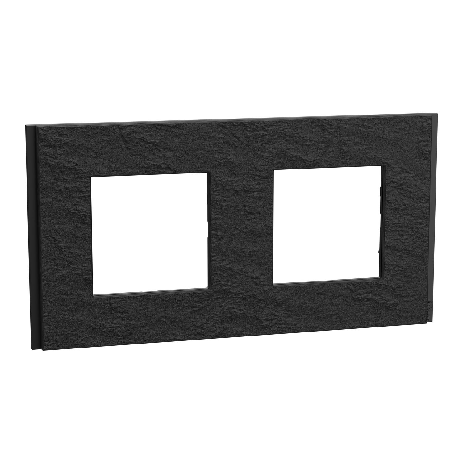 Рамка двухместная Schneider Electric Unica New Deco Material Камень темный (NU600477)